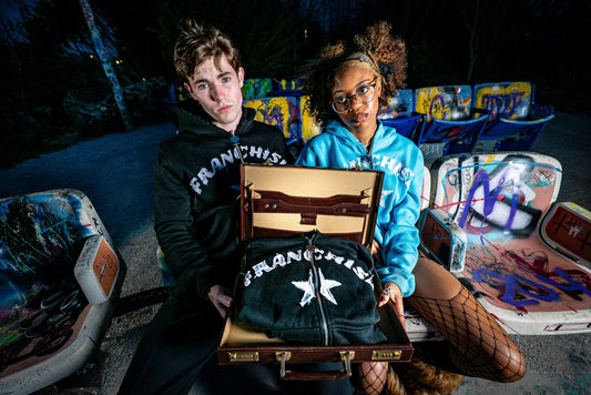 Franchise Zip-Up Hoodie (Midnight Black)