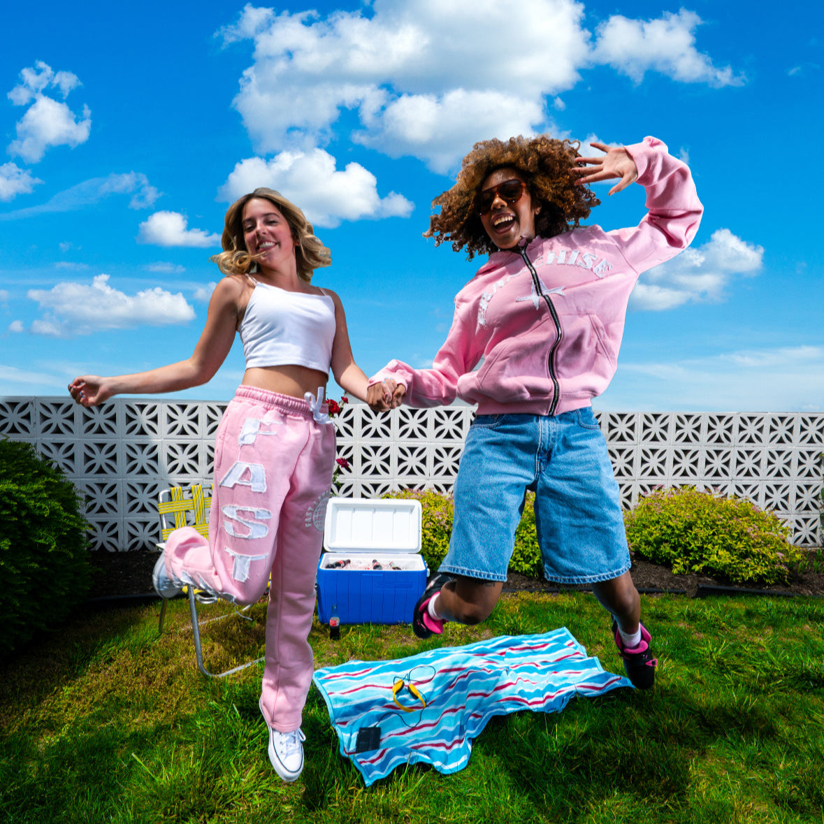 FastLane Sweatpants (Blush Bloom Pink)